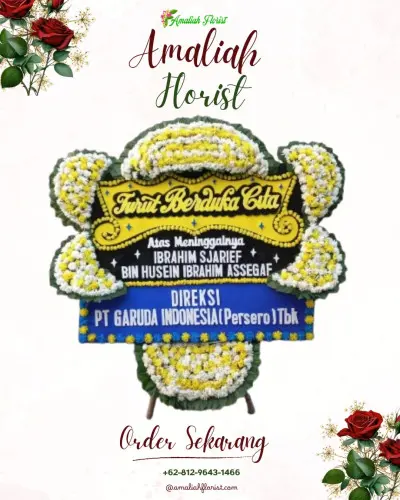 Papan Bunga Duka di Wukirsari